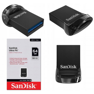 SANDISK ULTRAFIT 3.1 USB 64GB