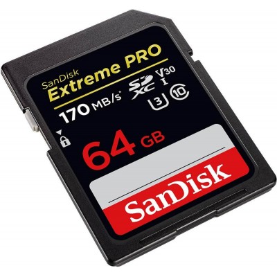 SANDISK EXT.PRO SD 64GB 170...